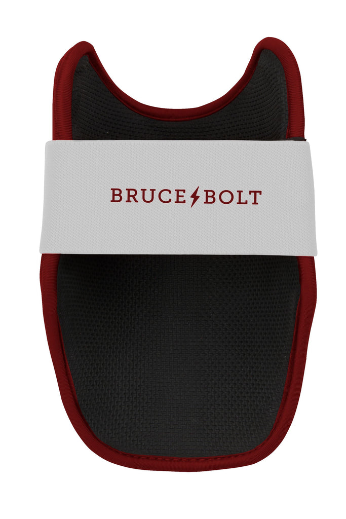 BRUCE BOLT Chrome Series Elbow Guard - MAROON- quickbuy