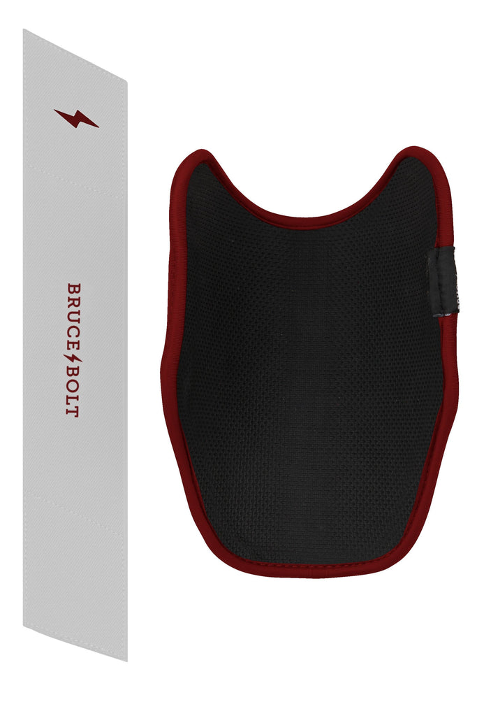 BRUCE BOLT Chrome Series Elbow Guard - MAROON- thumb 3