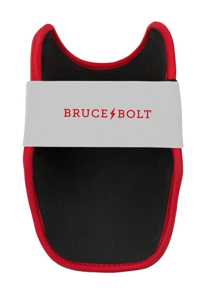 BRUCE BOLT Chrome Series Elbow Guard - RED- quickbuy