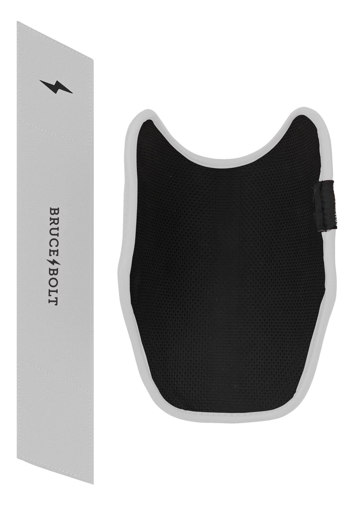 BRUCE BOLT Chrome Series Elbow Guard - WHITE- thumb 3