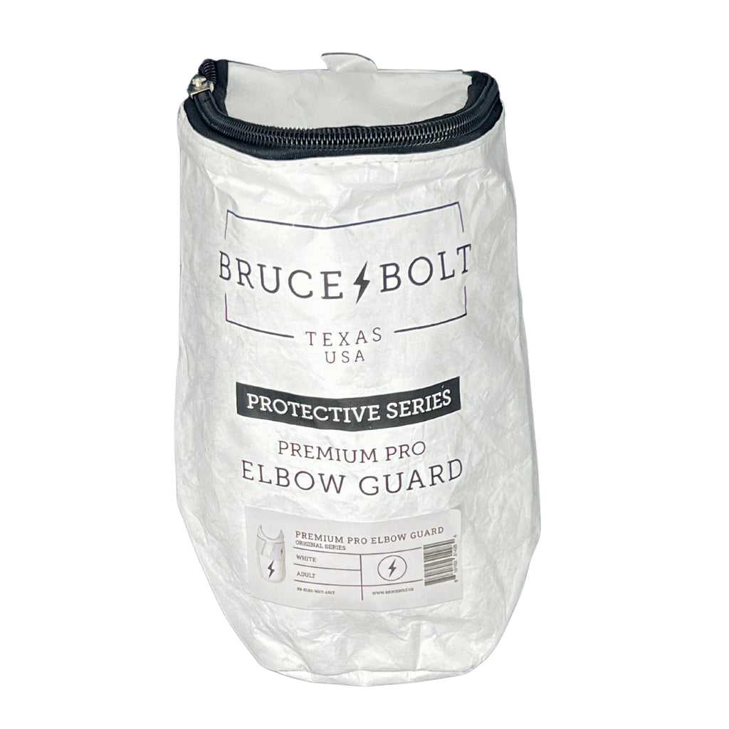 BRUCE BOLT Original Series Elbow Guard - WHITE- thumb 2