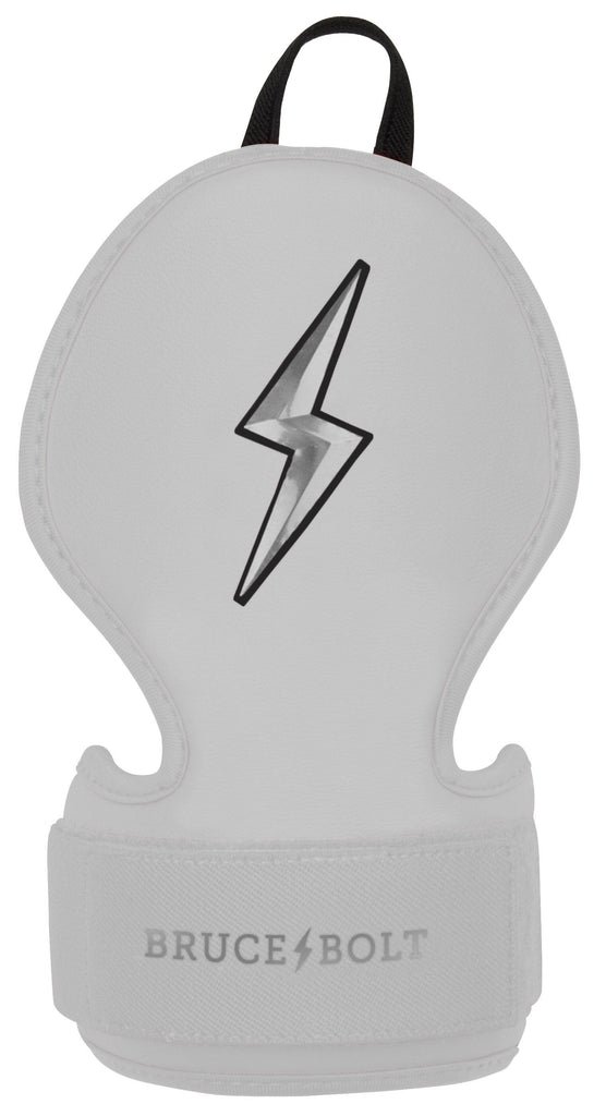 BRUCE BOLT Chrome Series Hand Guard - WHITE- quickbuy