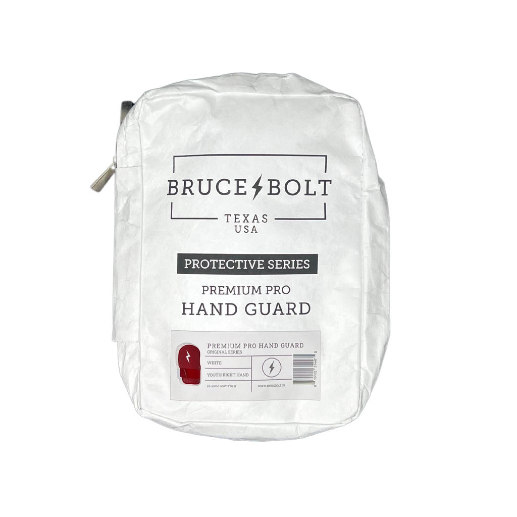 BRUCE BOLT PREMIUM PRO Left Hand Guard - RED LEFT- quickbuy