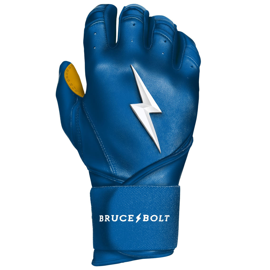 PREMIUM PRO Long Cuff Batting Gloves | ROYAL- thumb 6