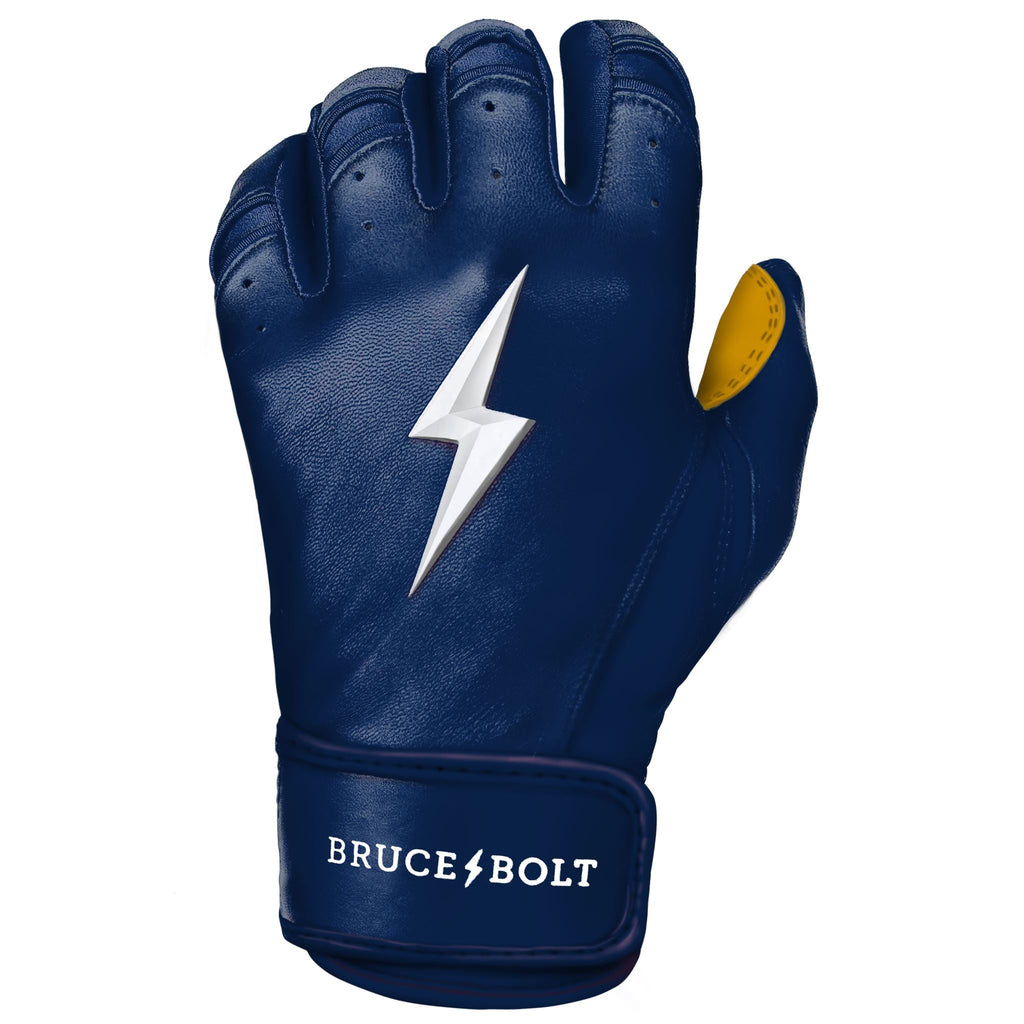 PREMIUM PRO Short Cuff Batting Gloves | Navy- thumb 6