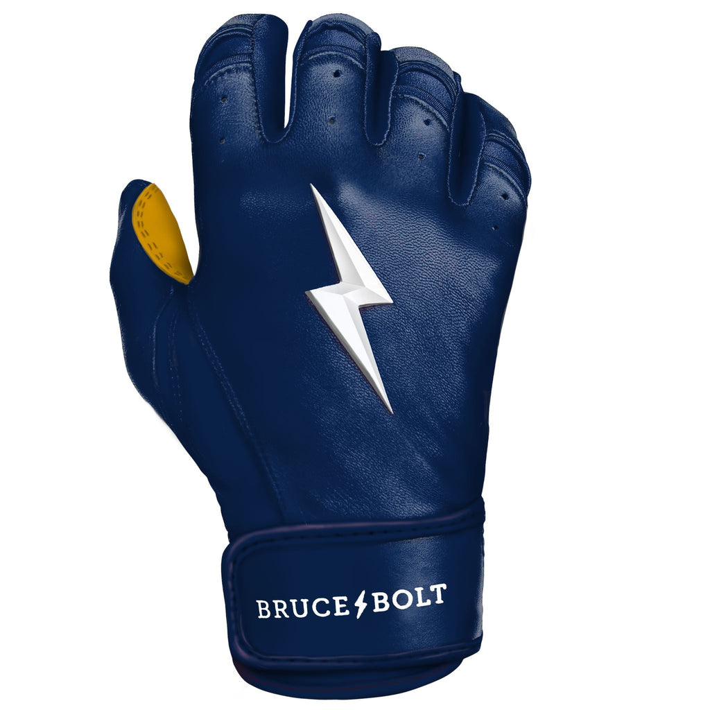 PREMIUM PRO Short Cuff Batting Gloves | Navy- thumb 7