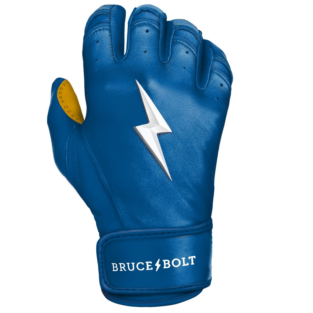 PREMIUM PRO Short Cuff Batting Gloves | ROYAL- thumb 6