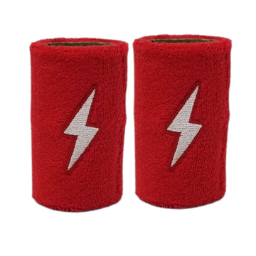 BRUCE BOLT Premium Pro Wrist Bands - RED - 1