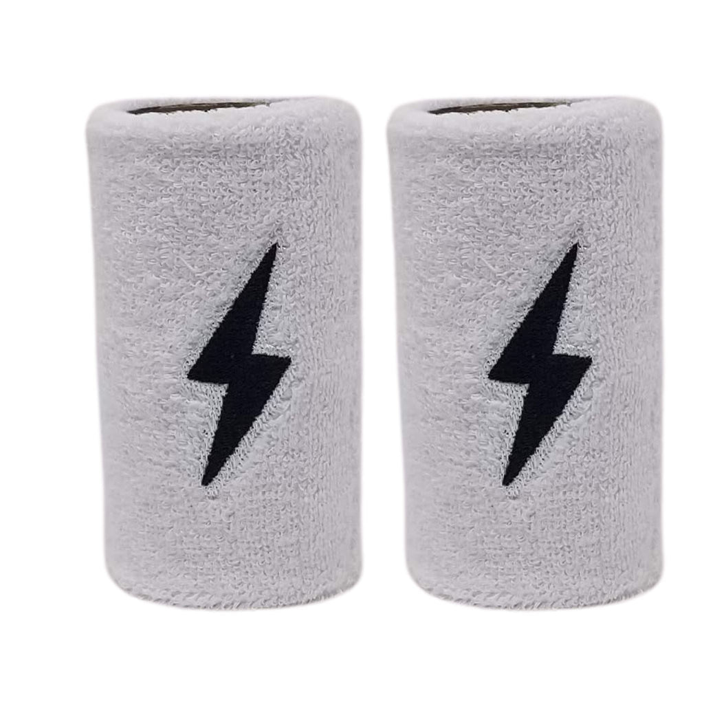 BRUCE BOLT Premium Pro Wrist Bands - WHITE- quickbuy