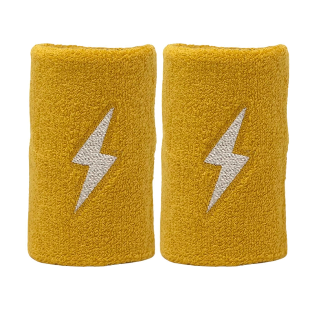BRUCE BOLT Premium Pro Wrist Bands - YELLOW- quickbuy