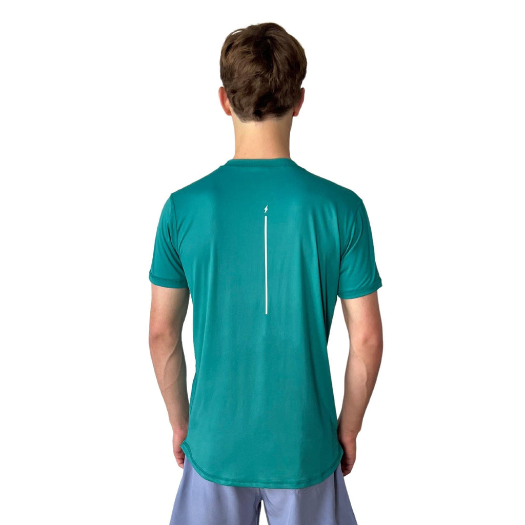 BRUCE BOLT Short Sleeve Performance T-Shirt with Reflective Bolt - GREEN- thumb 5