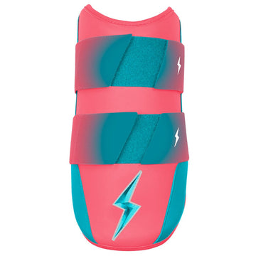 BRUCE BOLT Signature Series 9" Elbow Guard - CLARK PINK/TEAL - 1