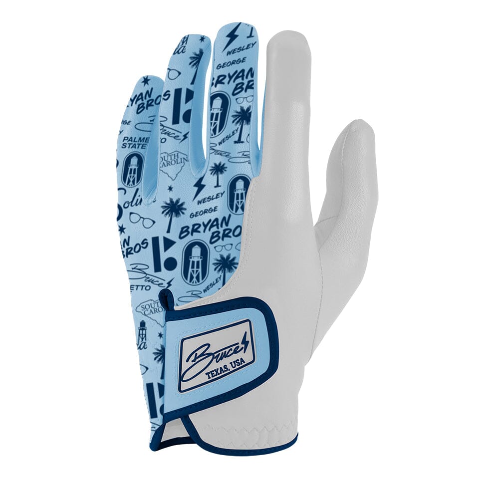 Bryan Bros Creator Series Golf Gloves (On Left, 2-Pack) - Baby Blue- quickbuy