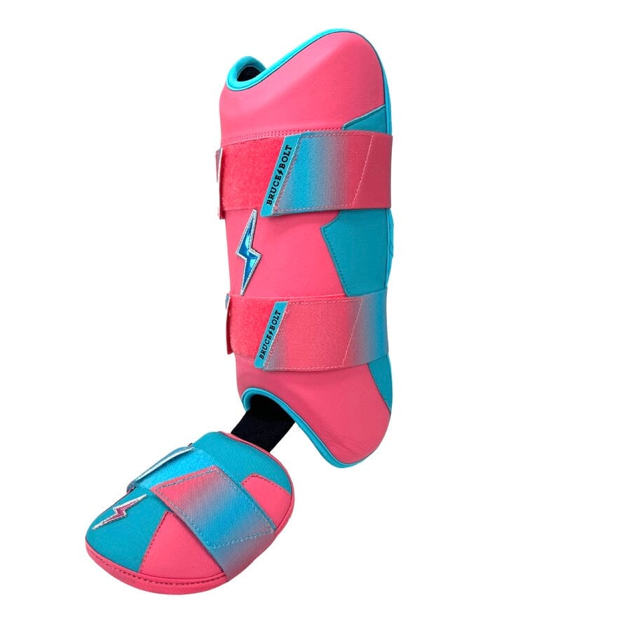 BRUCE BOLT Signature Series Leg Guard - CLARK PINK/TEAL- thumb 4