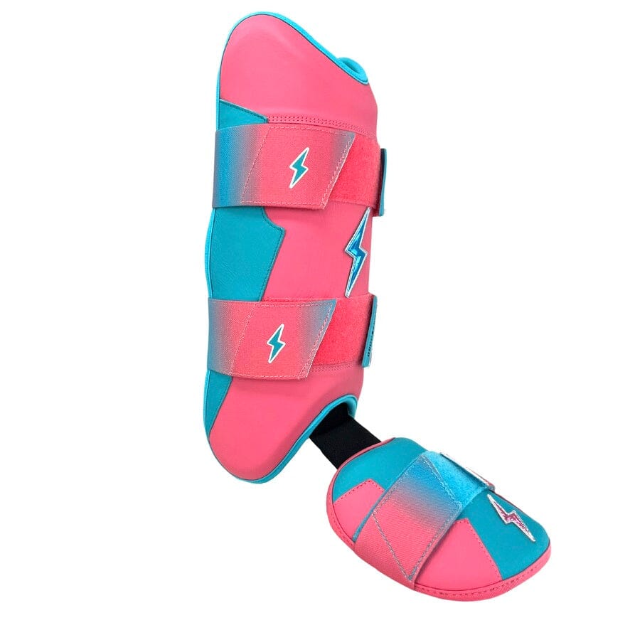 BRUCE BOLT Signature Series Leg Guard - CLARK PINK/TEAL- thumb 3