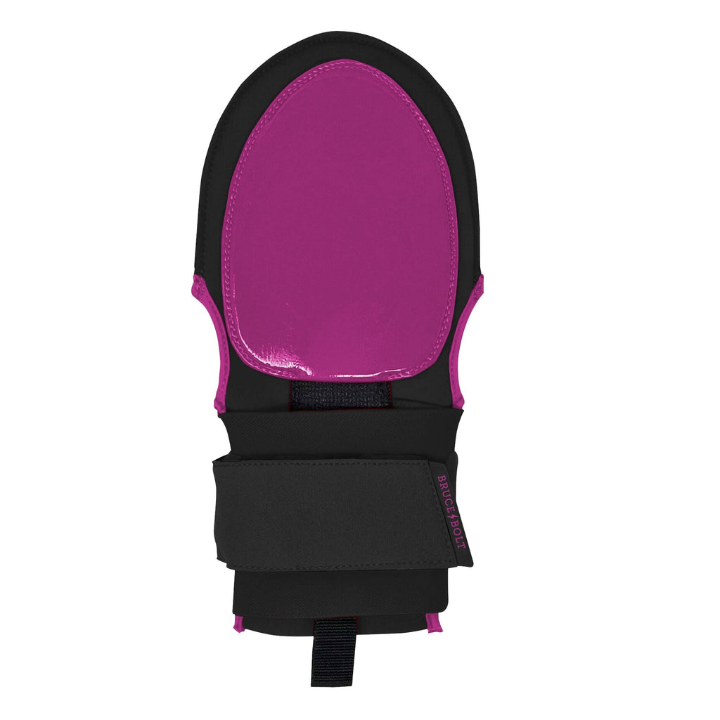 BRUCE BOLT Creator Series Sliding Mitt - BLACK W/ HOT PINK- thumb 2