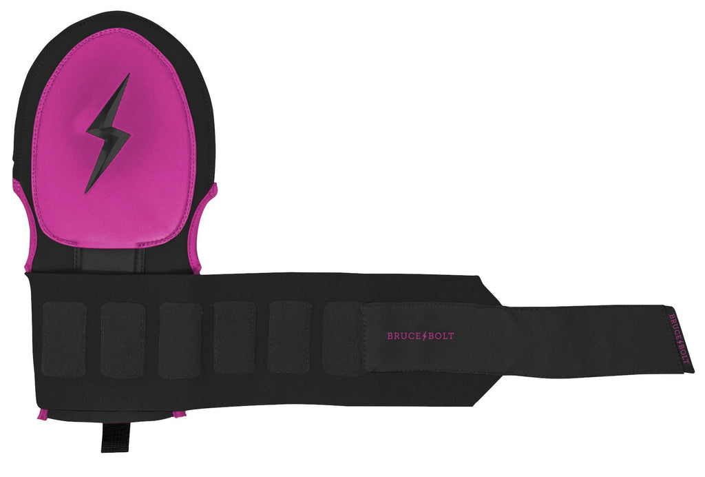 BRUCE BOLT Creator Series Sliding Mitt - BLACK W/ HOT PINK- thumb 3
