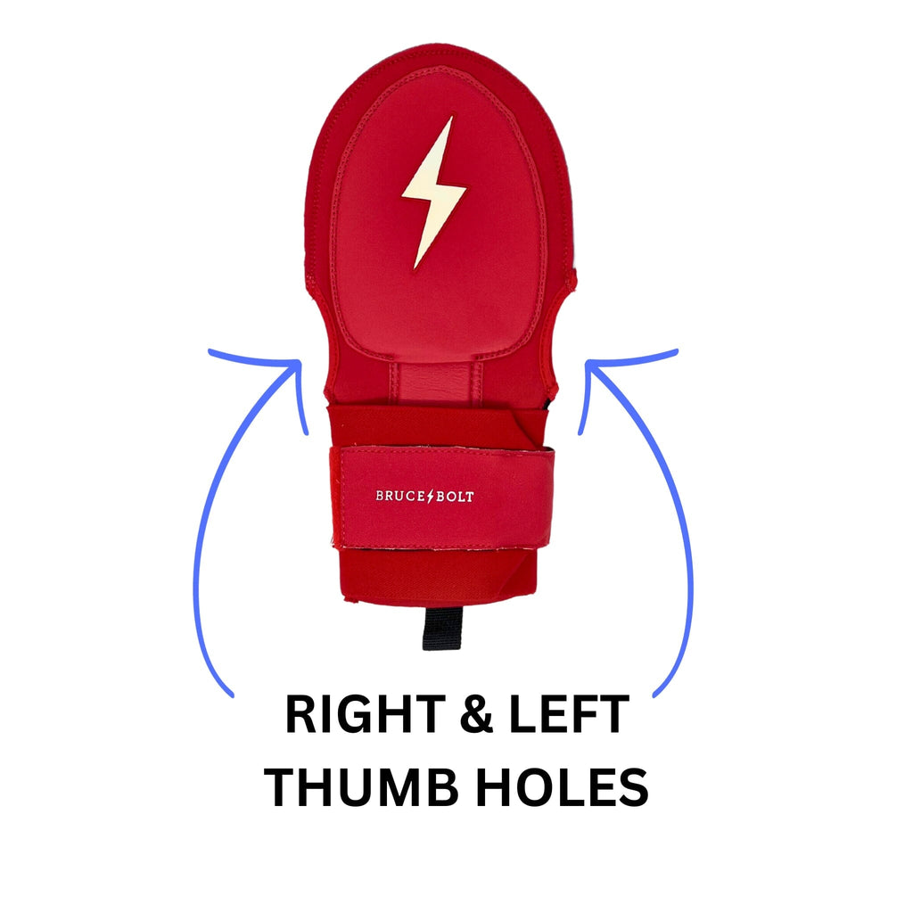 BRUCE BOLT Original Series Sliding Mitt - RED- thumb 3