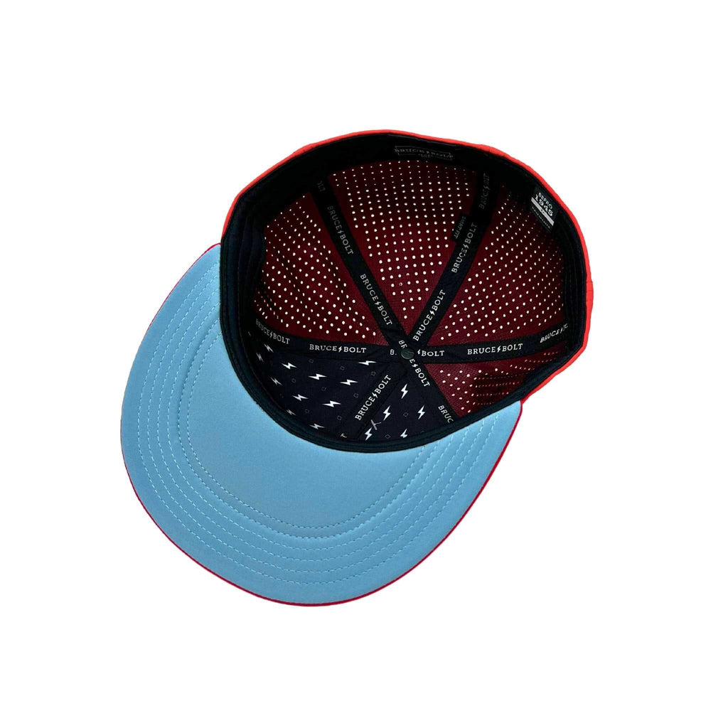 BRUCE BOLT SMART FIT Performance Game Hat - RED- thumb 3