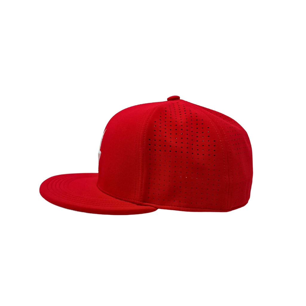 BRUCE BOLT SMART FIT Performance Game Hat - RED- thumb 5