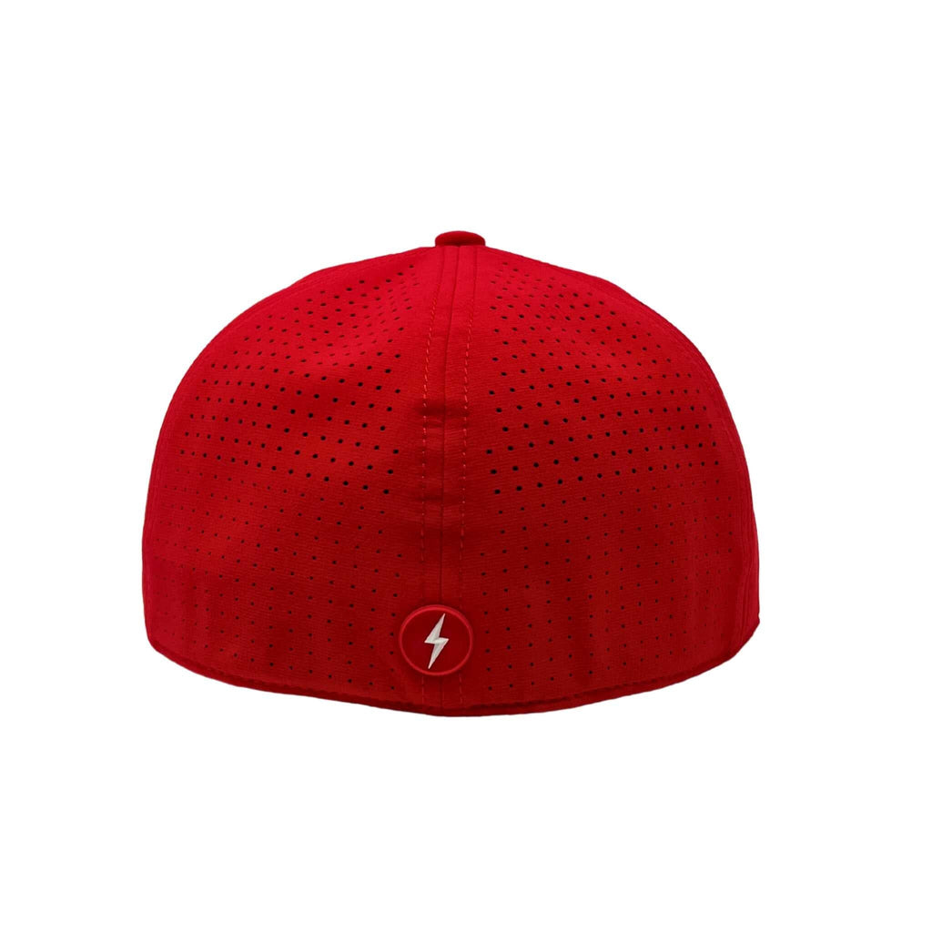 BRUCE BOLT SMART FIT Performance Game Hat - RED- thumb 4