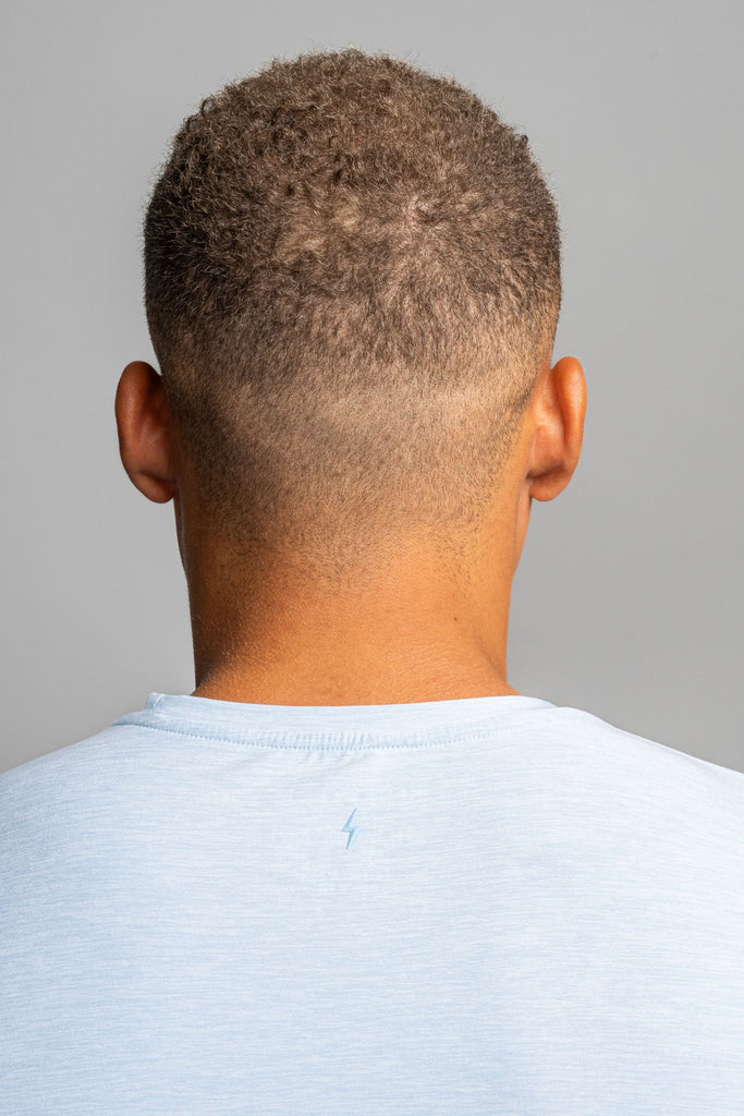"BRUCE BOLT" SuperSoft T-Shirt | Baby Blue- quickbuy