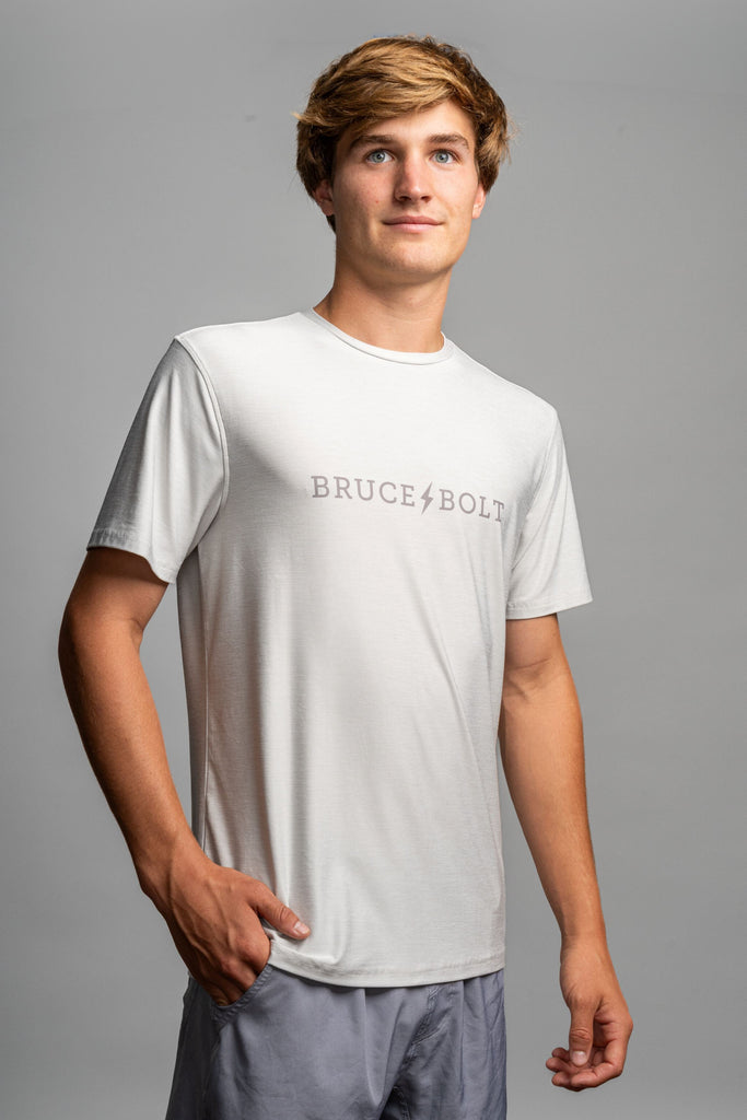 "BRUCE BOLT" SuperSoft T-Shirt | Grey- quickbuy