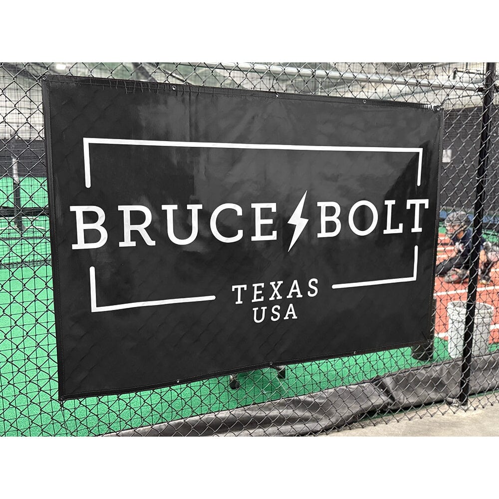 BRUCE BOLT Vinyl Fence Banner (4' x 6')- quickbuy