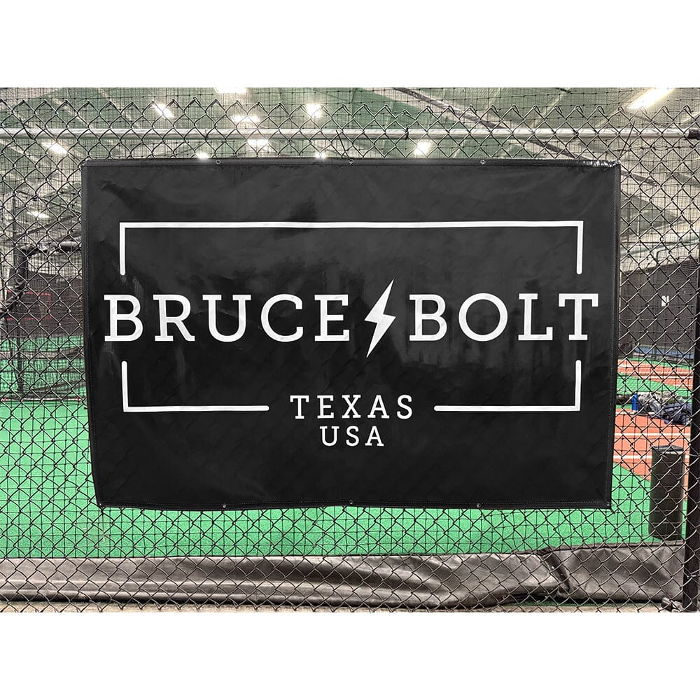 BRUCE BOLT Vinyl Fence Banner (4' x 6')- quickbuy