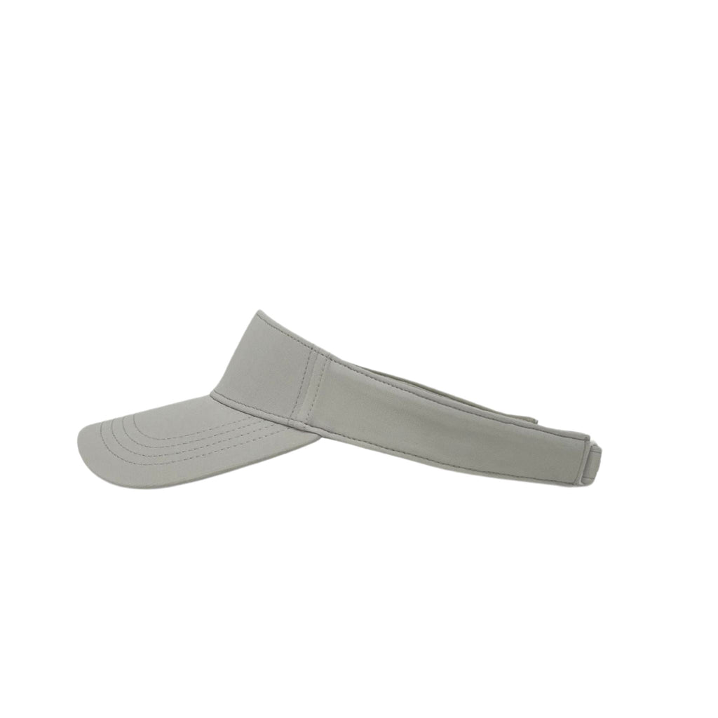 BRUCE BOLT Visor with Velcro Adjustment - GREY w/ WHITE BOLT- quickbuy
