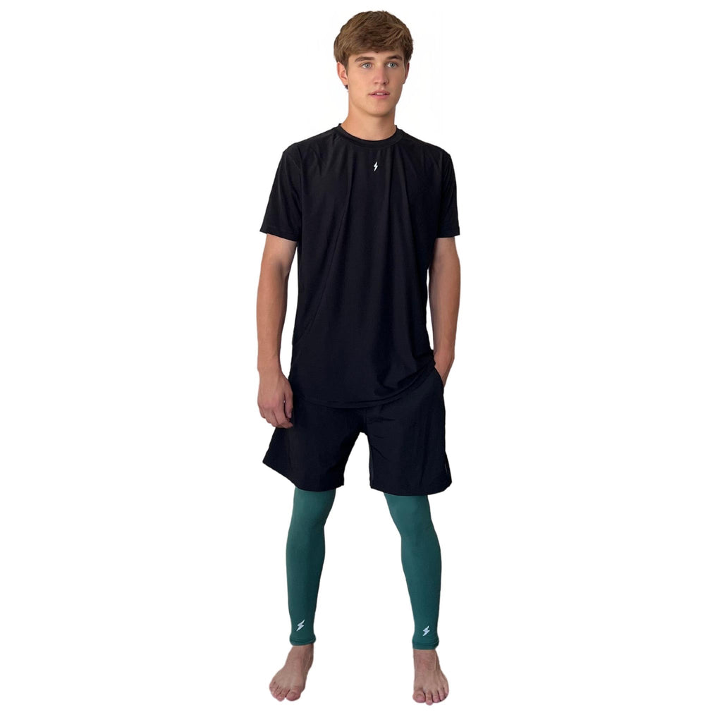 BRUCE BOLT Xtra Long Compression Leg Sleeves (pair) - GREEN- thumb 4
