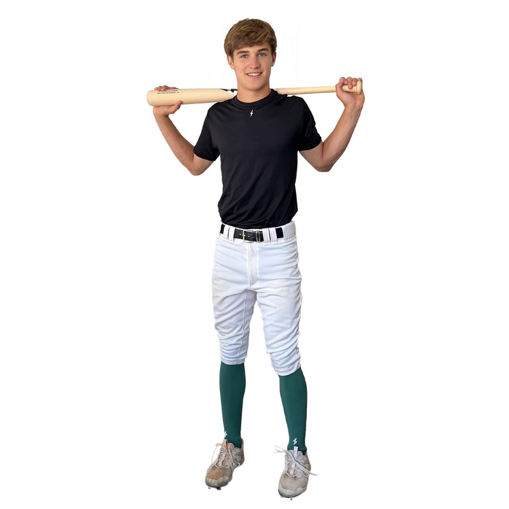 BRUCE BOLT Xtra Long Compression Leg Sleeves (pair) - GREEN- thumb 3