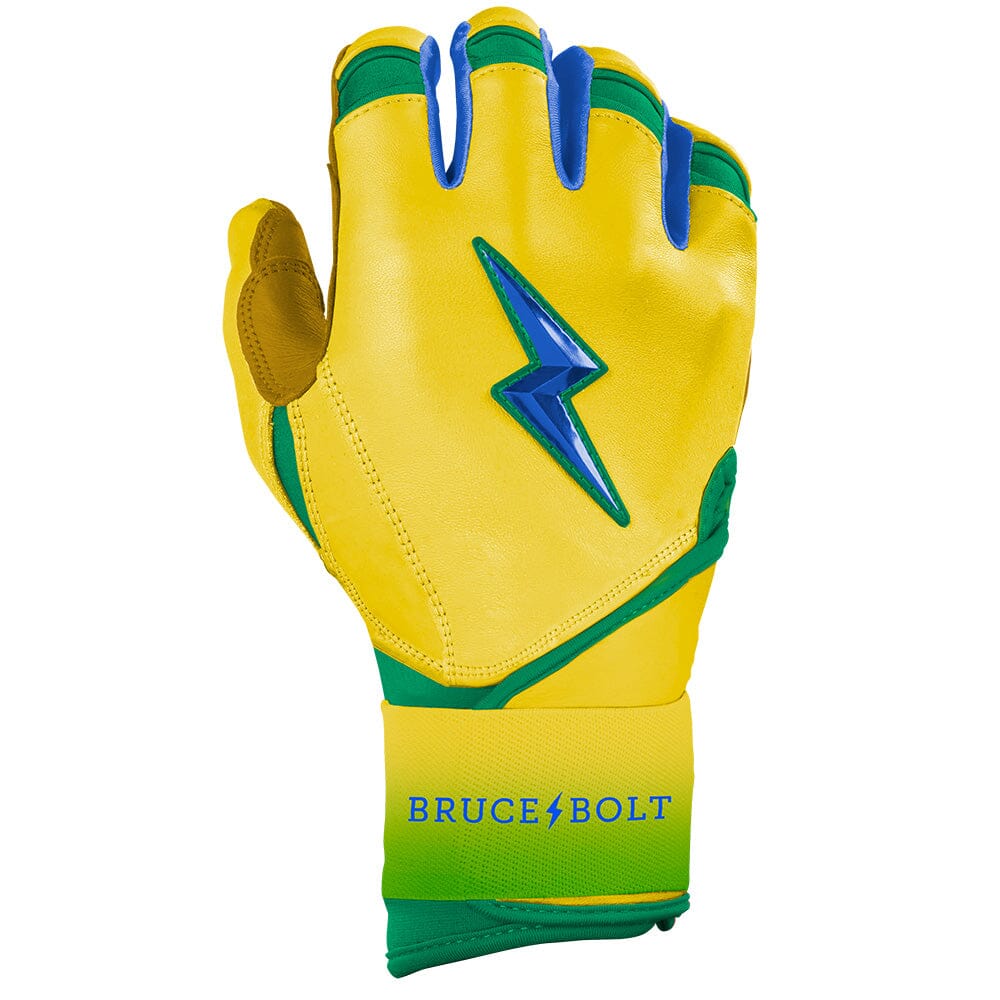 Limited Edition "Coach RAC" Long Cuff Batting Gloves - RAC Yellow- thumb 4