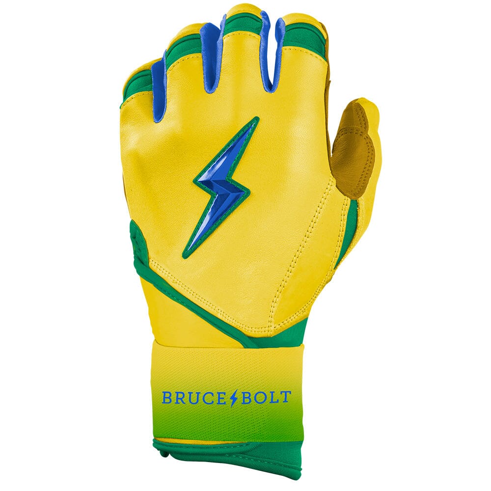 Limited Edition "Coach RAC" Long Cuff Batting Gloves - RAC Yellow- thumb 3