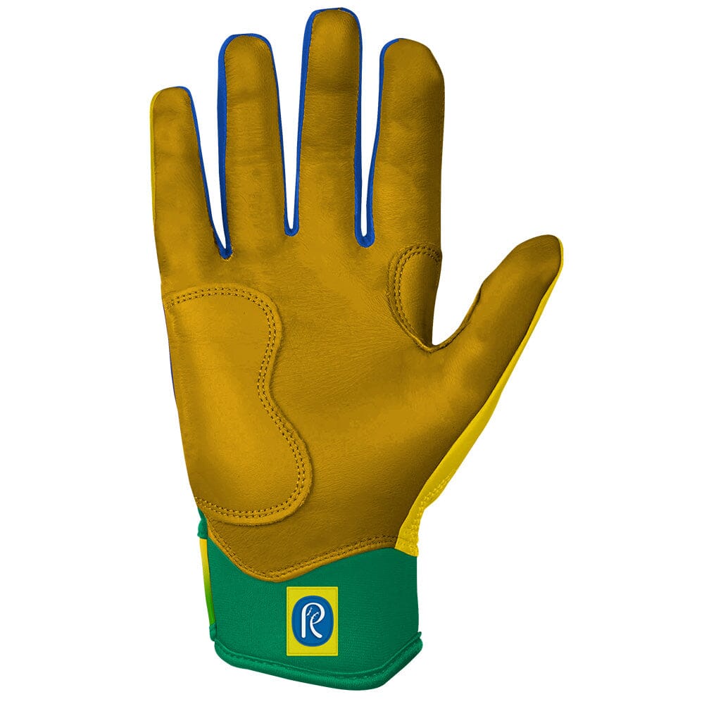 Limited Edition "Coach RAC" Short Cuff Batting Gloves - RAC Yellow- quickbuy