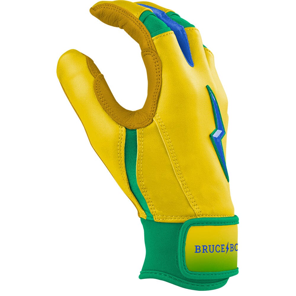 Limited Edition "Coach RAC" Short Cuff Batting Gloves - RAC Yellow- thumb 5