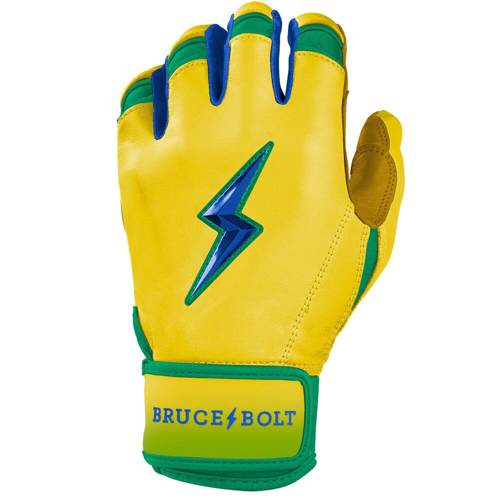 Limited Edition "Coach RAC" Short Cuff Batting Gloves - RAC Yellow- thumb 3