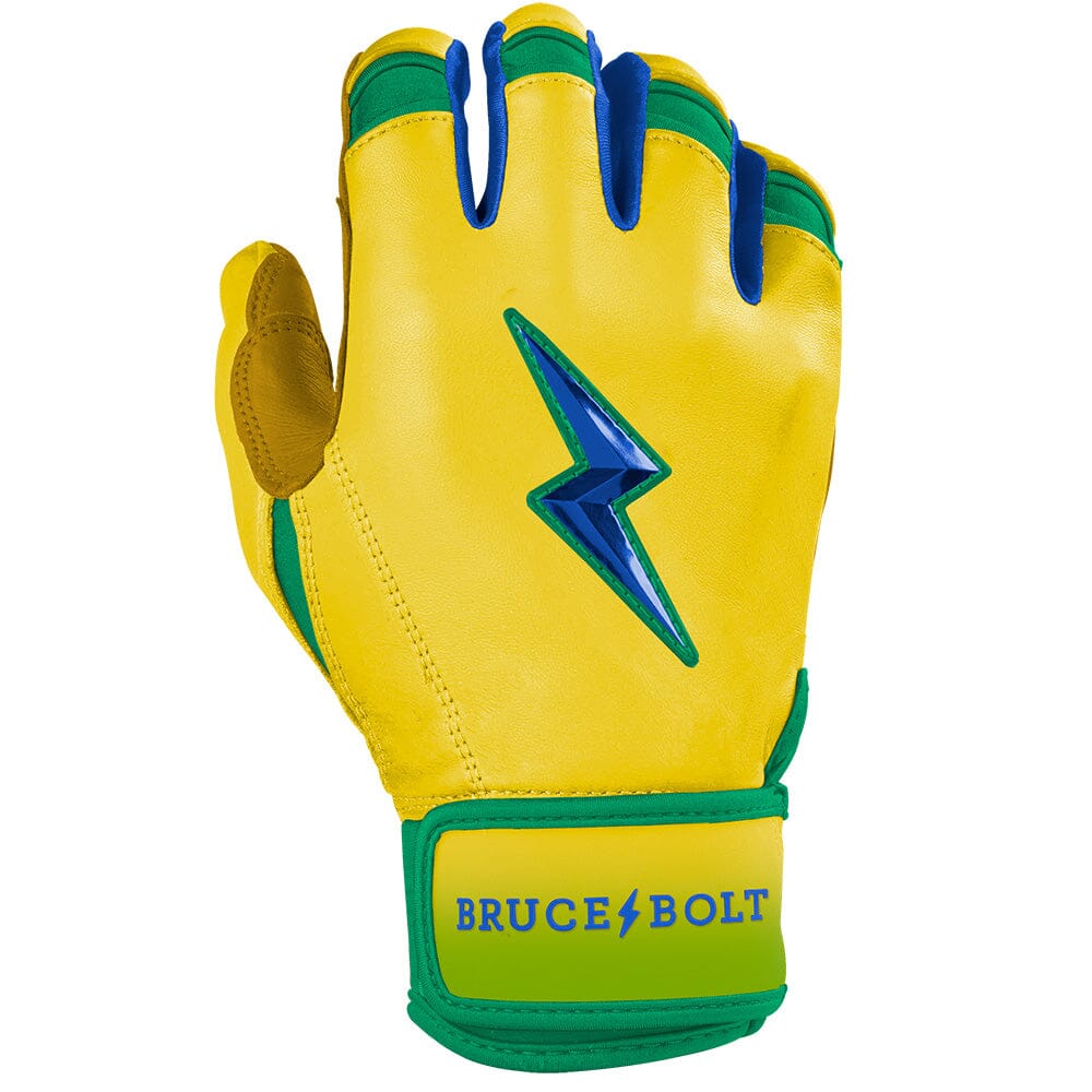 Limited Edition "Coach RAC" Short Cuff Batting Gloves - RAC Yellow- thumb 4