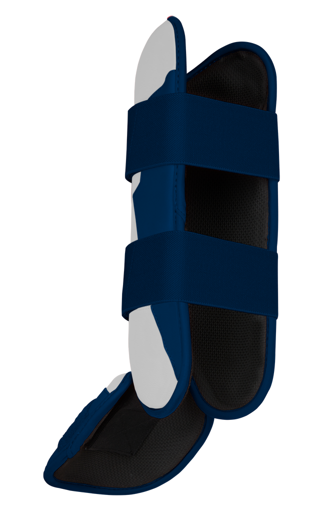 BRUCE BOLT Chrome Series Leg Guard - NAVY- quickbuy