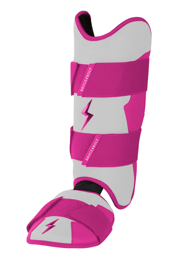 BRUCE BOLT Chrome Series Leg Guard - PINK- thumb 3