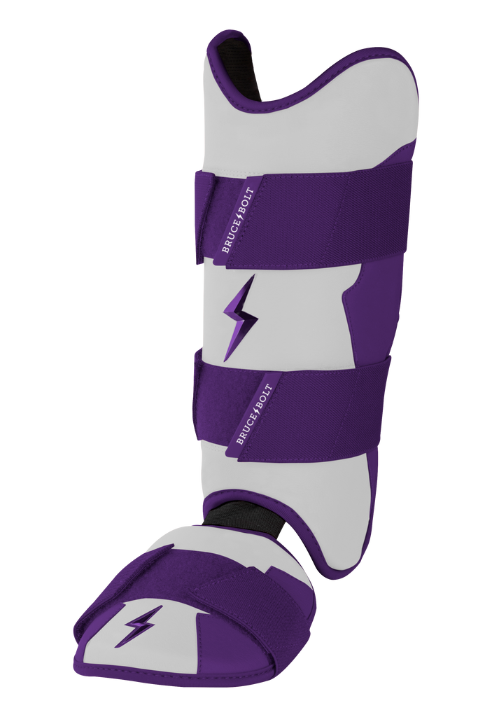 BRUCE BOLT Chrome Series Leg Guard - PURPLE- thumb 3