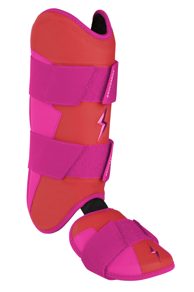 BRUCE BOLT Signature Series Leg Guard - BADER PINK- thumb 4