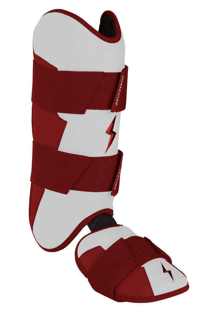 BRUCE BOLT Chrome Series Leg Guard - MAROON- thumb 4