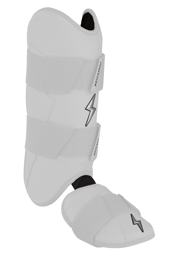 BRUCE BOLT Chrome Series Leg Guard - WHITE- thumb 4