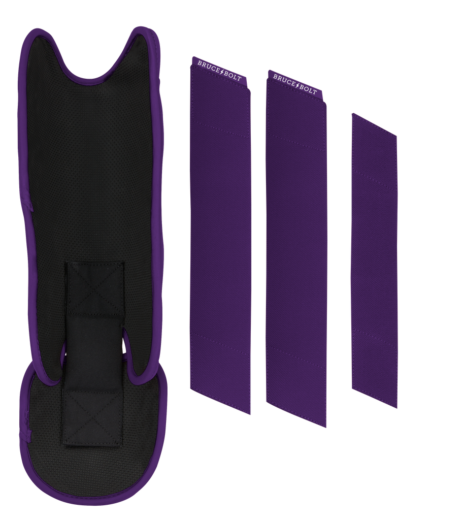 BRUCE BOLT Chrome Series Leg Guard - PURPLE- thumb 5