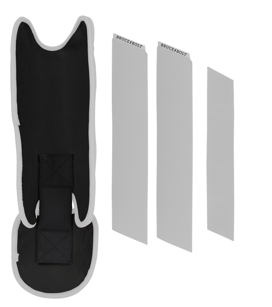 BRUCE BOLT Chrome Series Leg Guard - WHITE- thumb 5