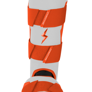 bruce-bolt-chrome-series-leg-guard-orange
