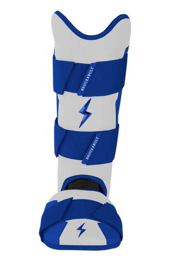 BRUCE BOLT Chrome Series Leg Guard - ROYAL - 1
