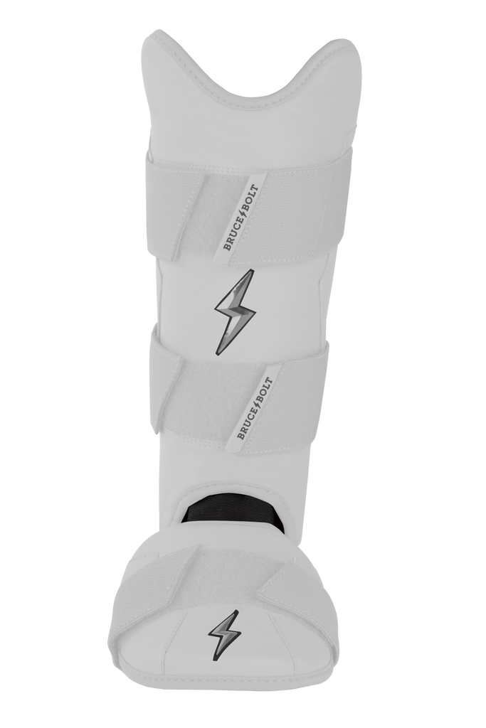 BRUCE BOLT Chrome Series Leg Guard - WHITE- thumb 1