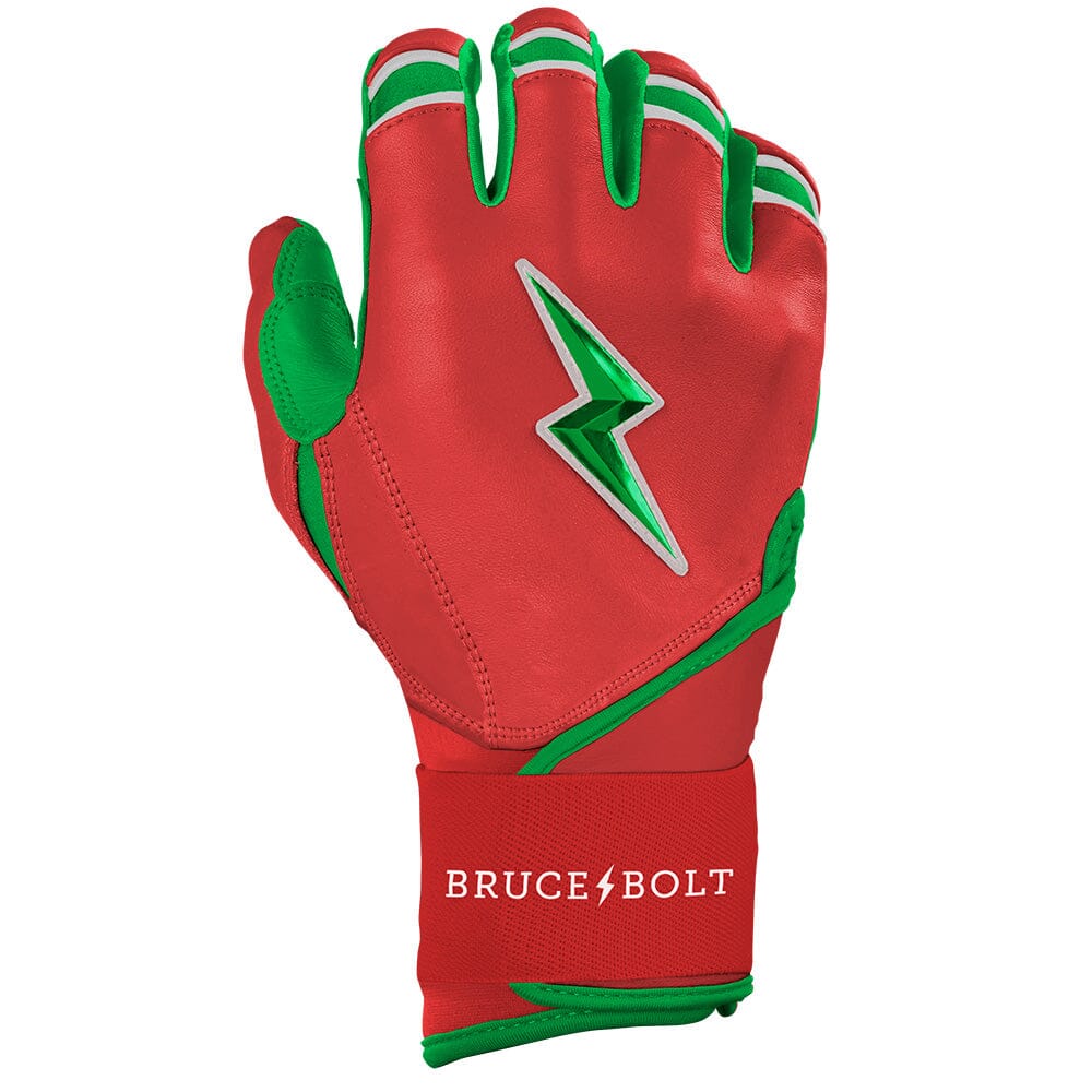 Limited Edition "Big League Chew"  Long Cuff Batting Gloves - SLAMMIN' STRAWBERRY- thumb 4
